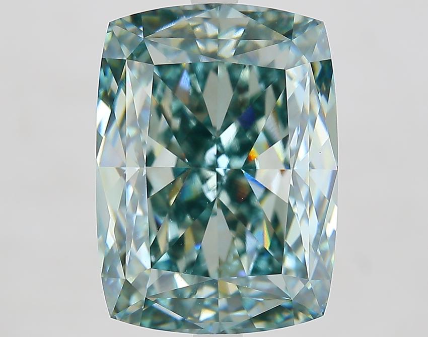 1.91 Ct. Fancy Vivid Green Pear Lab Grown Diamond