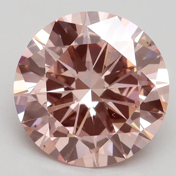 2.02 Ct. Fancy Intense Pink Round Lab Grown Diamond