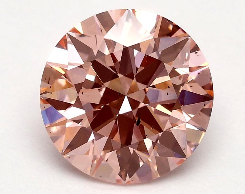 2.00 Ct. Fancy Vivid Pink Round Lab Grown Diamond