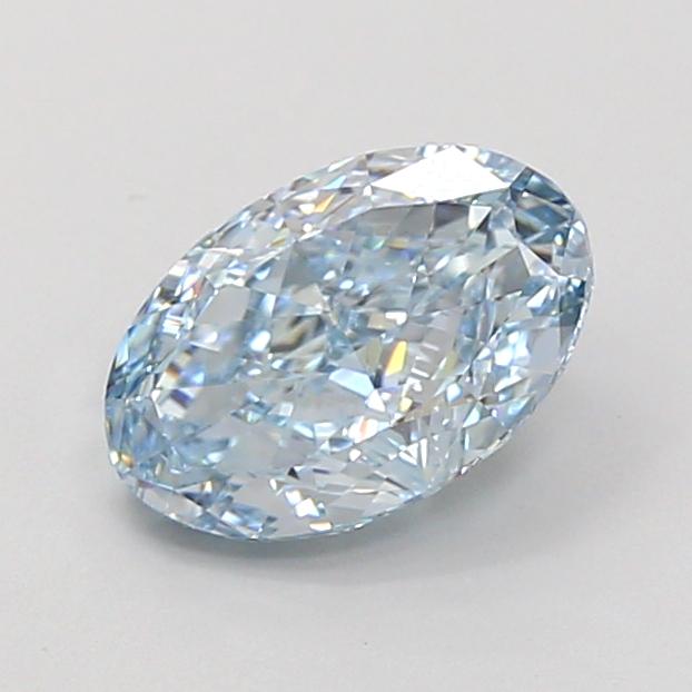 1.75 Ct. Fancy Vivid  Blue Oval Lab Grown Diamond