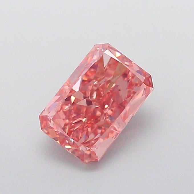 2.01 Ct. Fancy Vivid  Pink Radiant Lab Grown Diamond