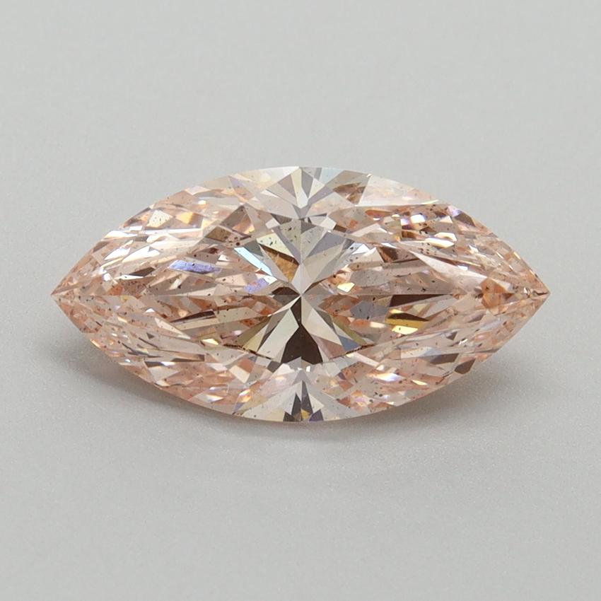 2.01 Ct. Fancy Intense Pink Marquise Lab Grown Diamond