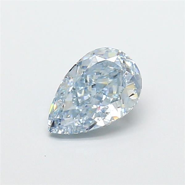 1.04 Ct. Fancy Intense Blue Pear Lab Grown Diamond