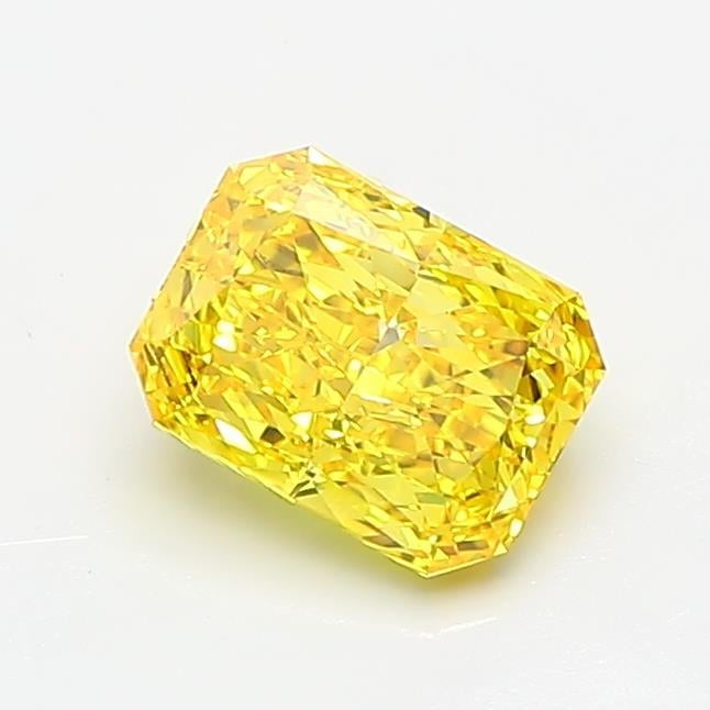 1.00 Ct. Fancy Vivid Yellow Radiant Lab Grown Diamond