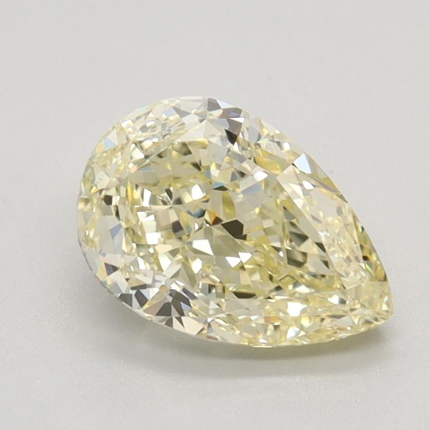 1.31 Ct. Fancy Light Yellow Pear Lab Grown Diamond