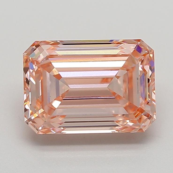 4.07 Ct. Fancy Intense  Pink Emerald Lab Grown Diamond