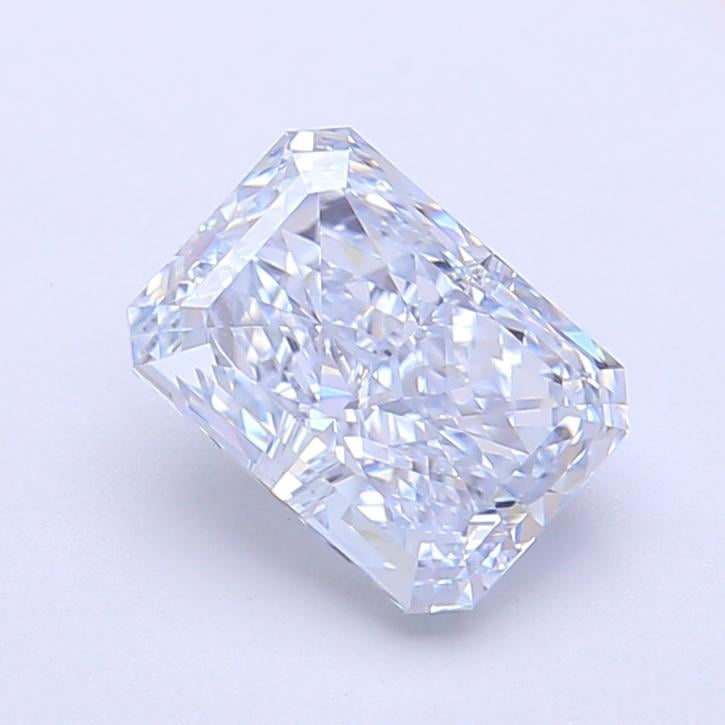 1.76 Ct. Fancy Light Blue Radiant Lab Grown Diamond