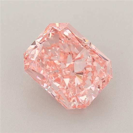 1.59 Ct. Fancy Vivid Pink Radiant Lab Grown Diamond
