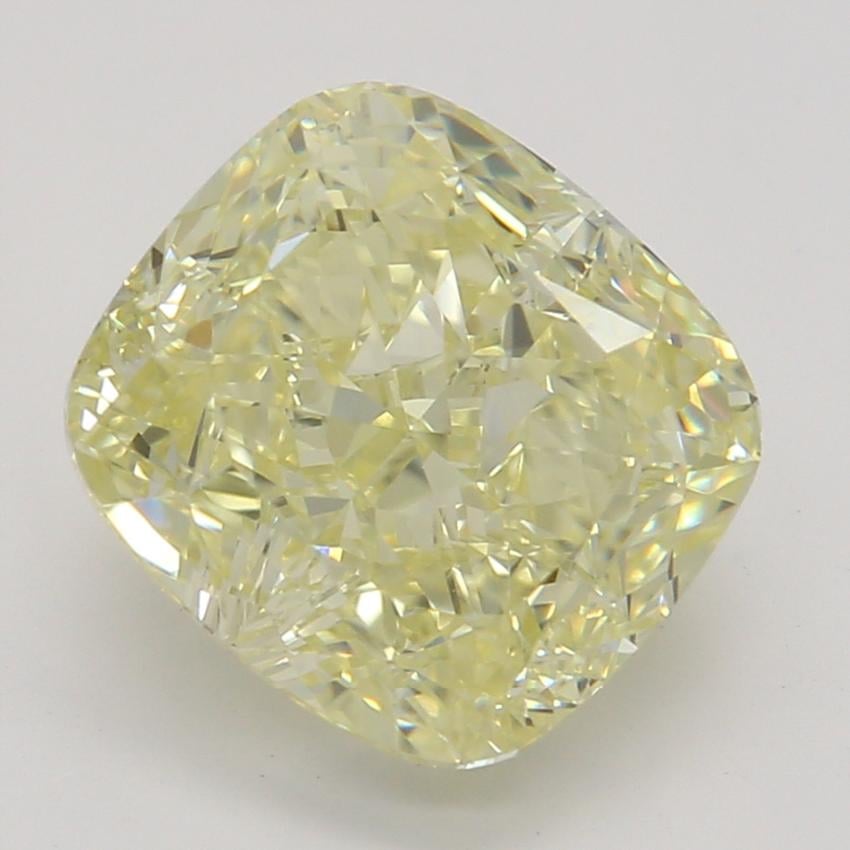 2.10 Ct. Fancy Light Yellow Cushion Diamond
