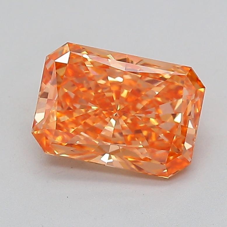 2.02 Ct. Fancy Pinkish Orange Radiant Lab Grown Diamond