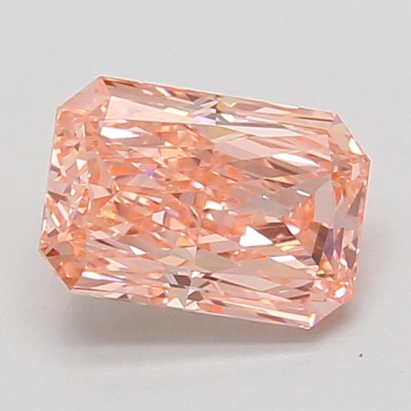 1.57 Ct. Fancy Vivid Pink Radiant Lab Grown Diamond