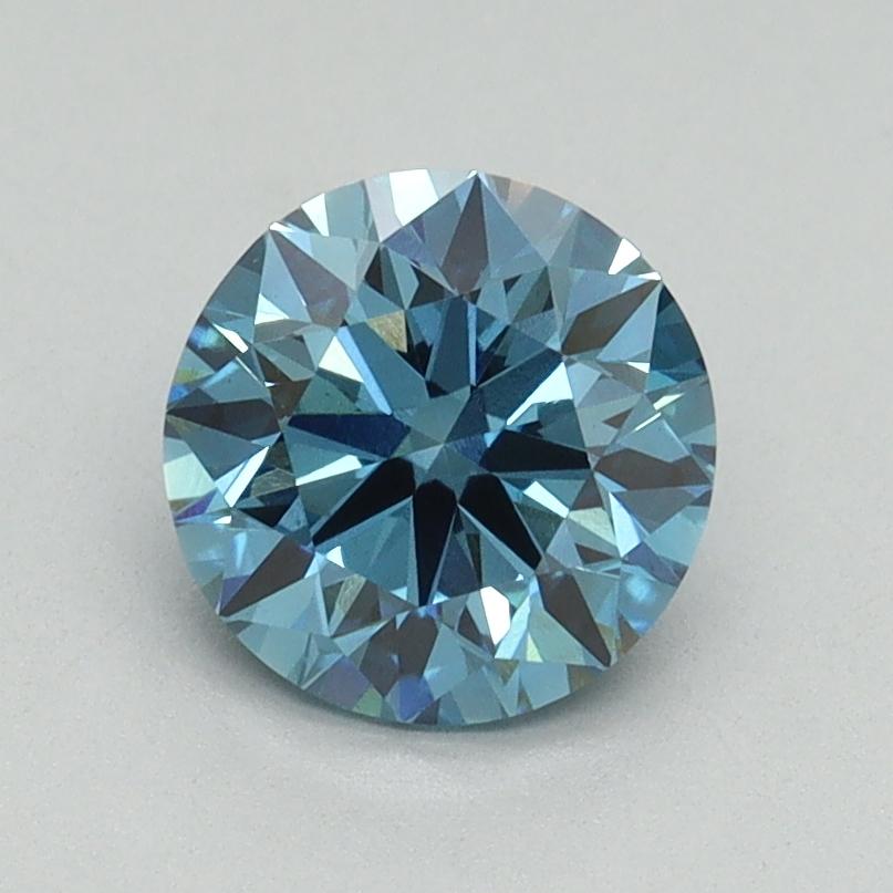 1.18 Ct. Fancy Vivid Blue Round Lab Grown Diamond