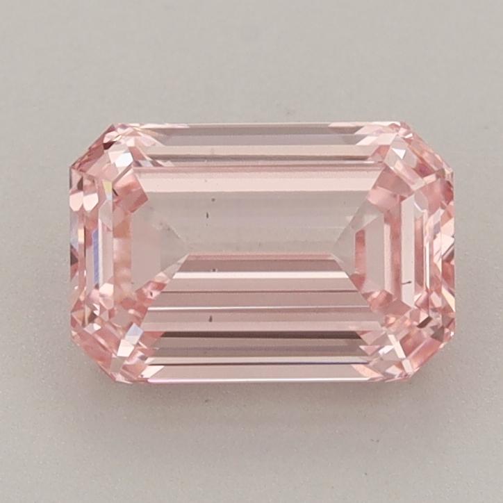 1.57 Ct. Fancy Intense  Pink Emerald Lab Grown Diamond