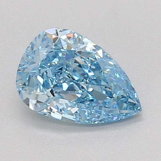 1.01 Ct. Fancy Vivid Blue Pear Lab Grown Diamond