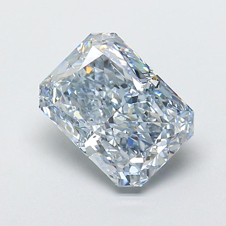 2.41 Ct. Fancy Blue Radiant Lab Grown Diamond
