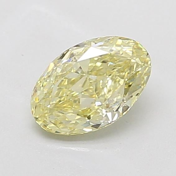 1.09 Ct. Fancy Intense Yellow Oval Lab Grown Diamond