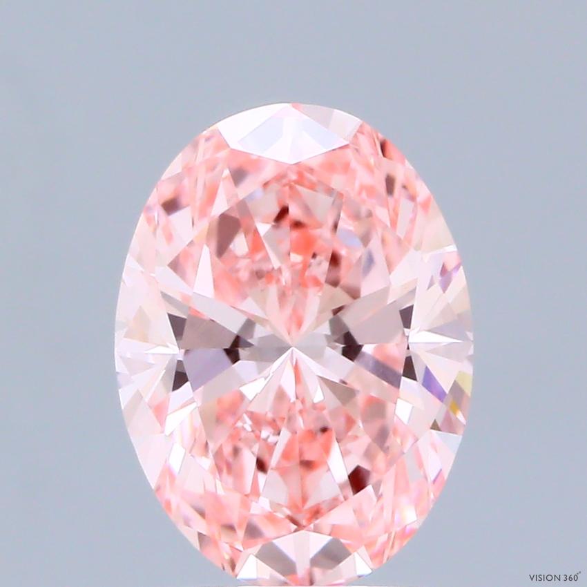 1.99 Ct. Fancy Pink Oval Lab Grown Diamond