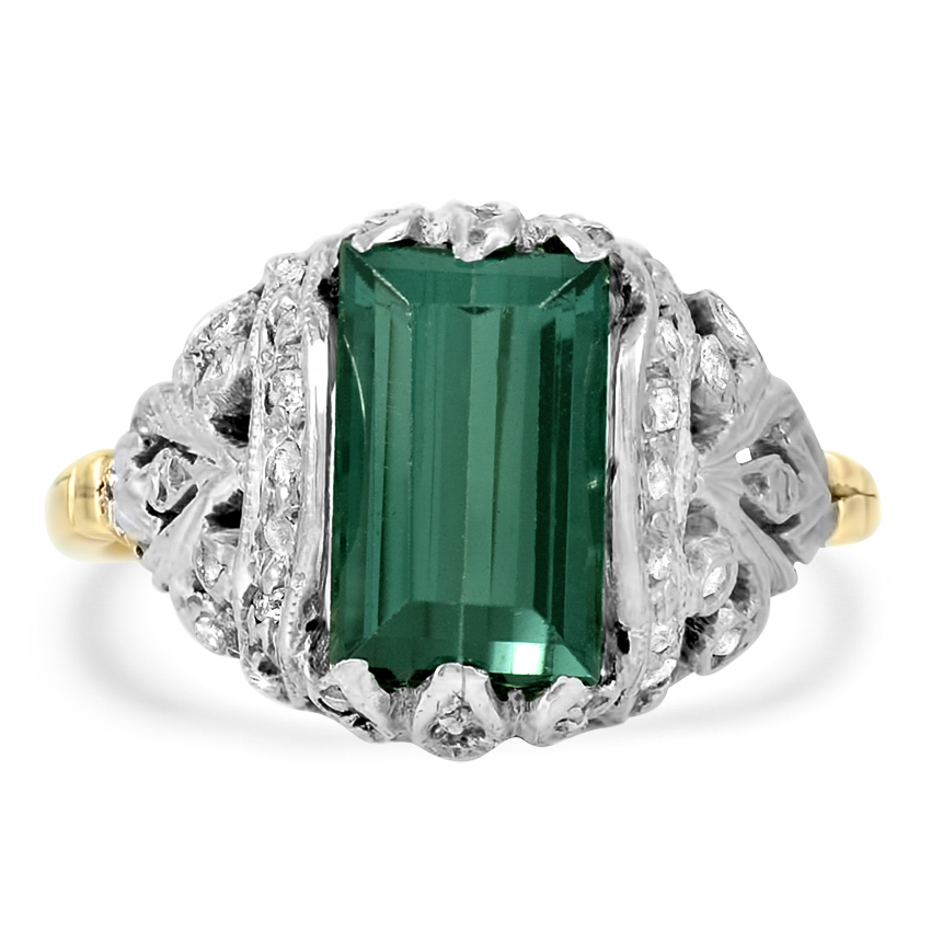 Victorian Tourmaline Cocktail Ring