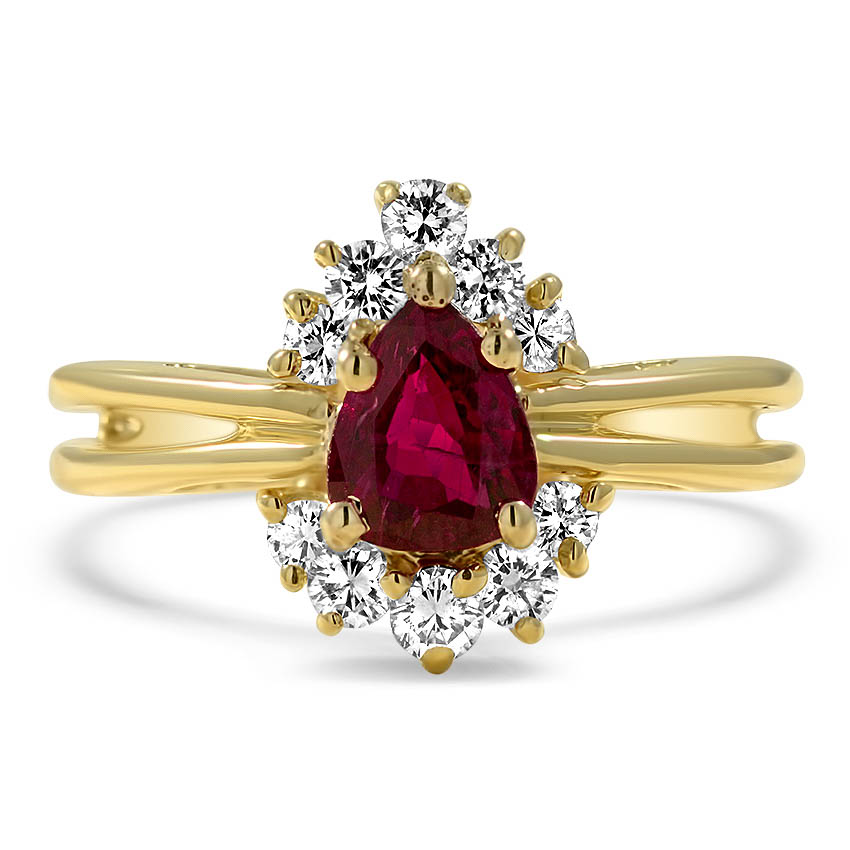 Modern Ruby Vintage Ring | Sherah | Brilliant Earth