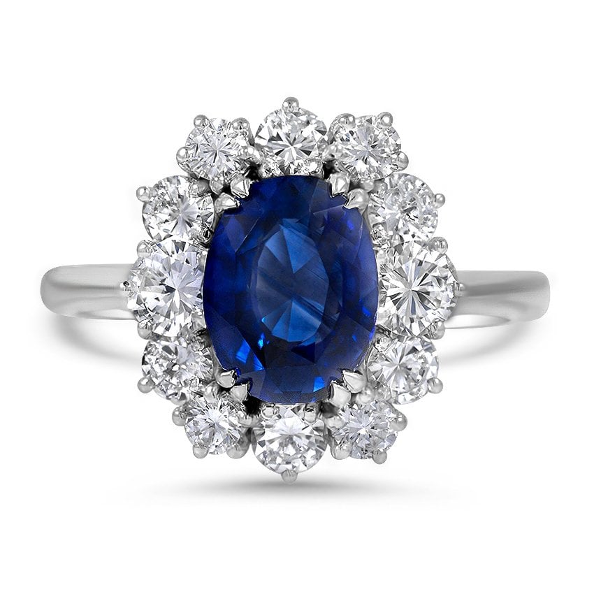 Retro Sapphire Cocktail Ring