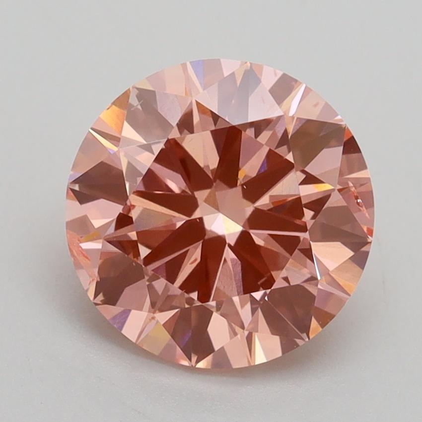 2.31 Ct. Fancy Intense Pink Round Lab Grown Diamond