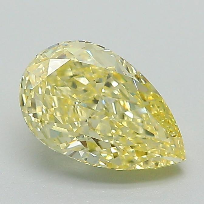 1.17 Ct. Fancy Intense Yellow Pear Lab Grown Diamond