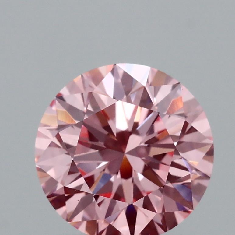 2.01 Ct. Fancy Vivid Pink Round Lab Grown Diamond