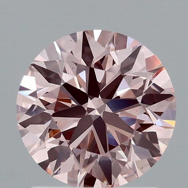 1.52 Ct. Fancy Intense Pink Round Lab Grown Diamond