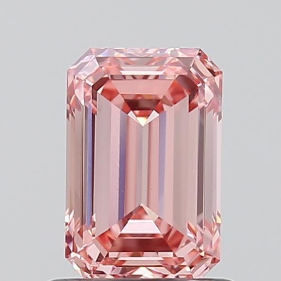 0.93 Ct. Fancy Vivid Pink Emerald Lab Grown Diamond