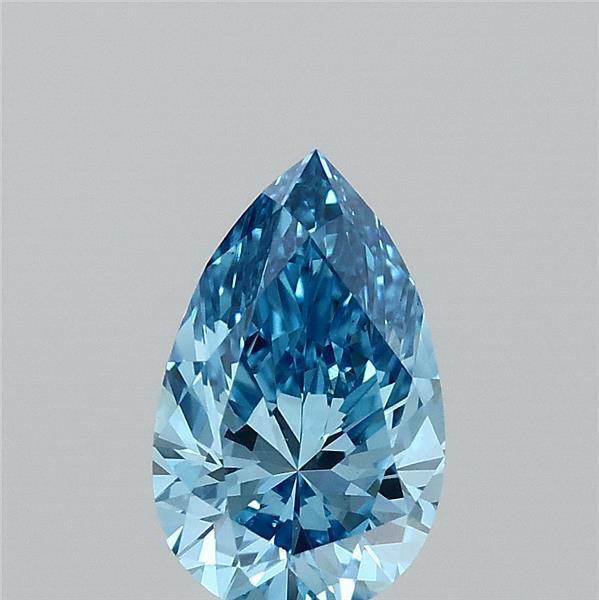 1.00 Ct. Fancy Vivid Blue Pear Lab Grown Diamond