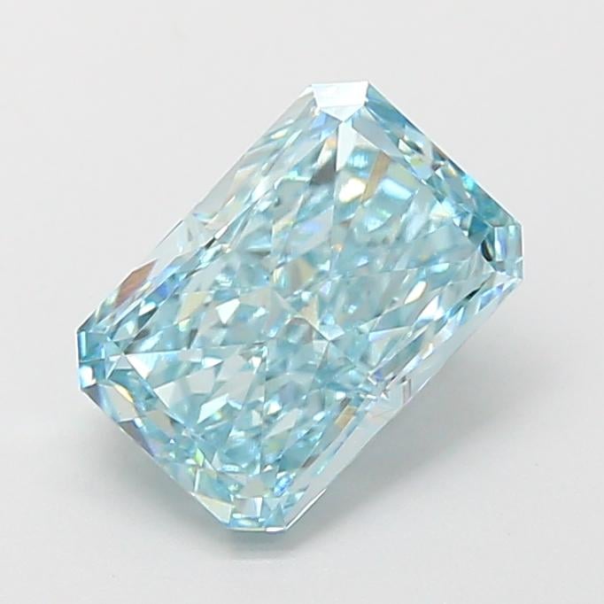 2.03 Ct. Fancy Intense  Green Radiant Lab Grown Diamond