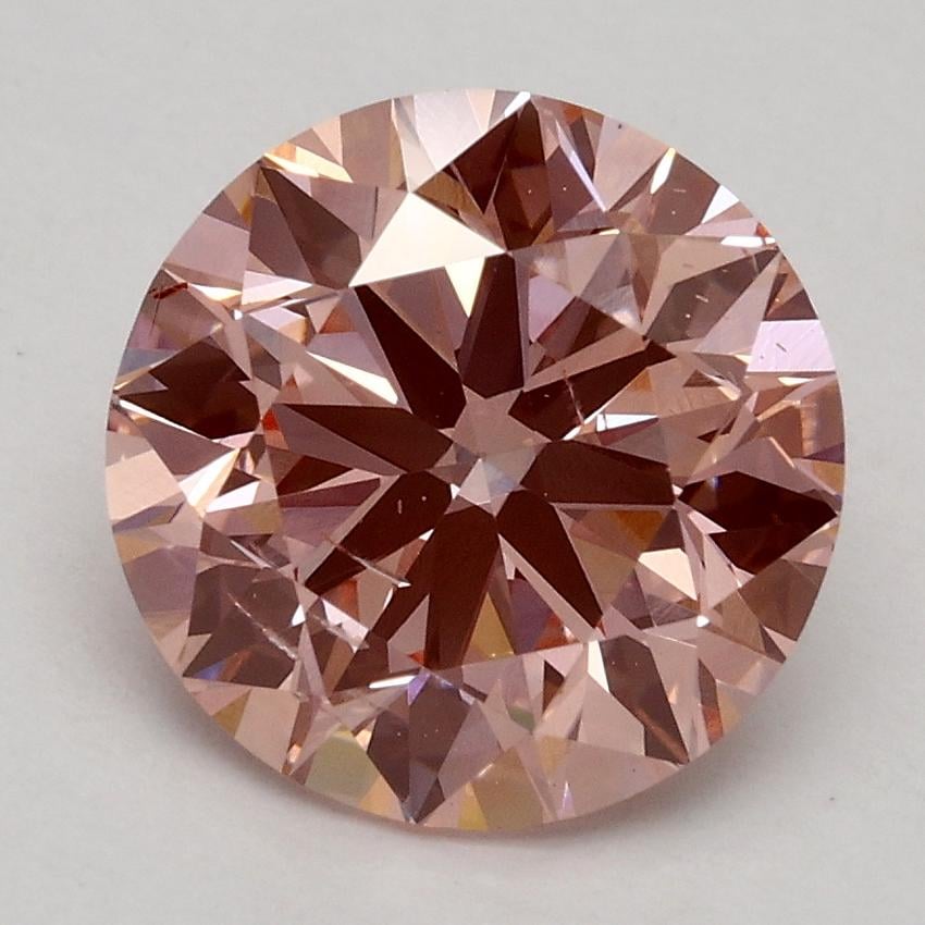 2.39 Ct. Fancy Intense Pink Round Lab Grown Diamond