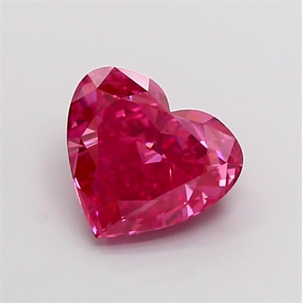 2.02 Ct. Fancy Deep  Pink Heart Lab Grown Diamond