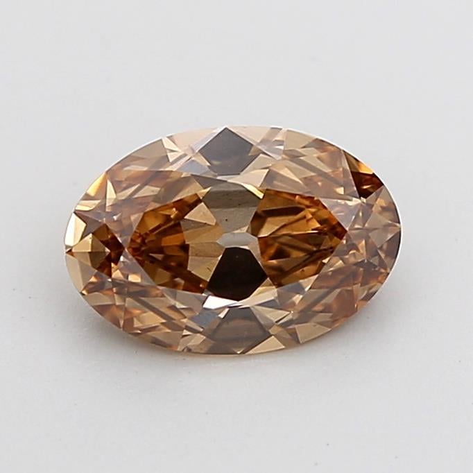 1.17 Ct. Fancy Light Brown Oval Lab Grown Diamond
