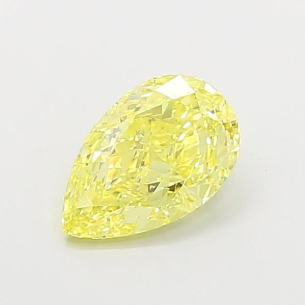 1.10 Ct. Fancy Intense  Yellow Pear Lab Grown Diamond