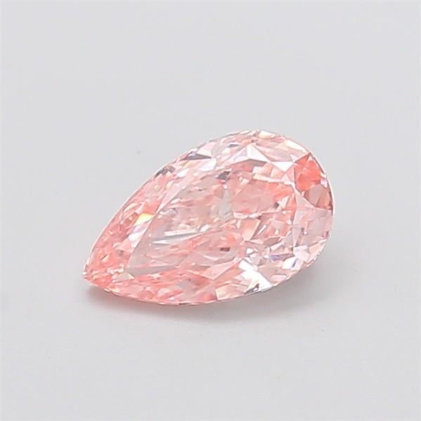 0.90 Ct. Fancy Intense Pink Pear Lab Grown Diamond