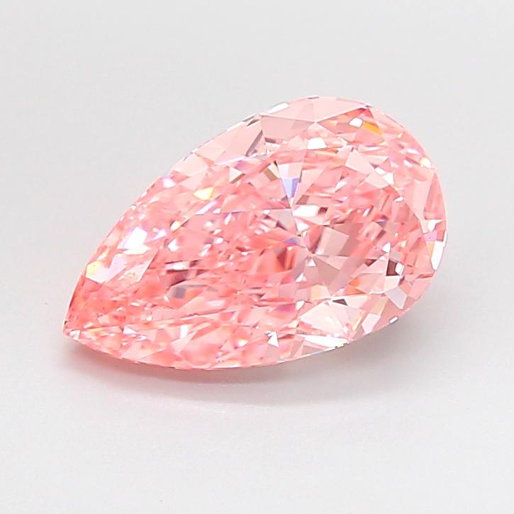 3.01 Ct. Fancy Pink Pear Lab Grown Diamond