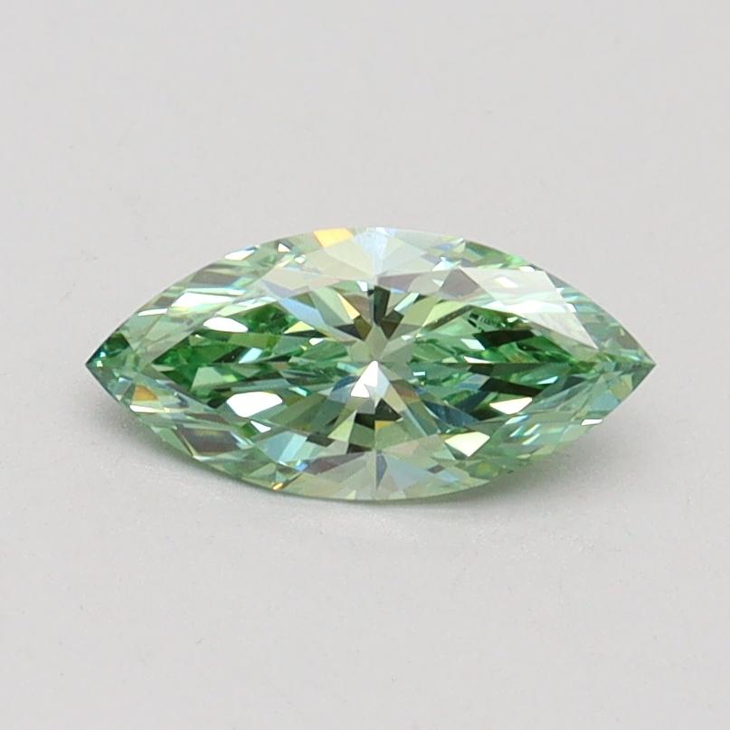 0.50 Ct. Fancy Vivid Green Marquise Lab Grown Diamond