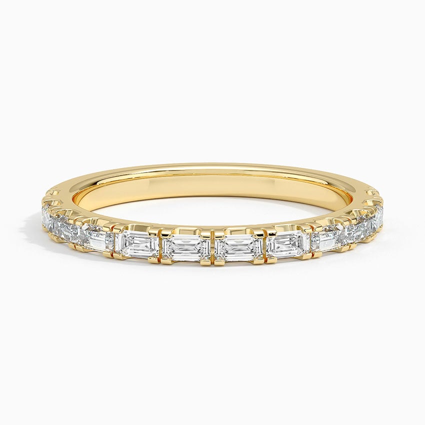18K Yellow Gold Gemma Baguette Lab Diamond Ring (1/2 ct. tw.)