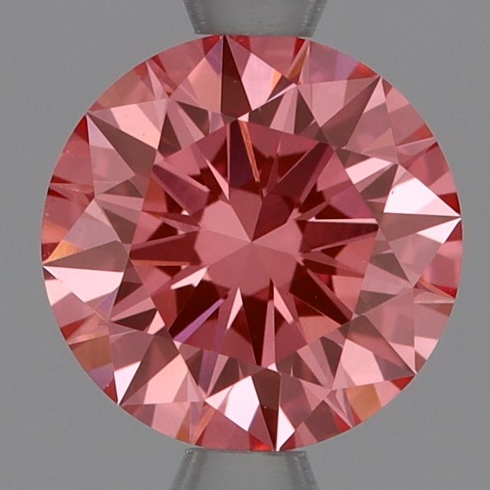 1.07 Ct. Fancy Vivid Pink Round Lab Grown Diamond