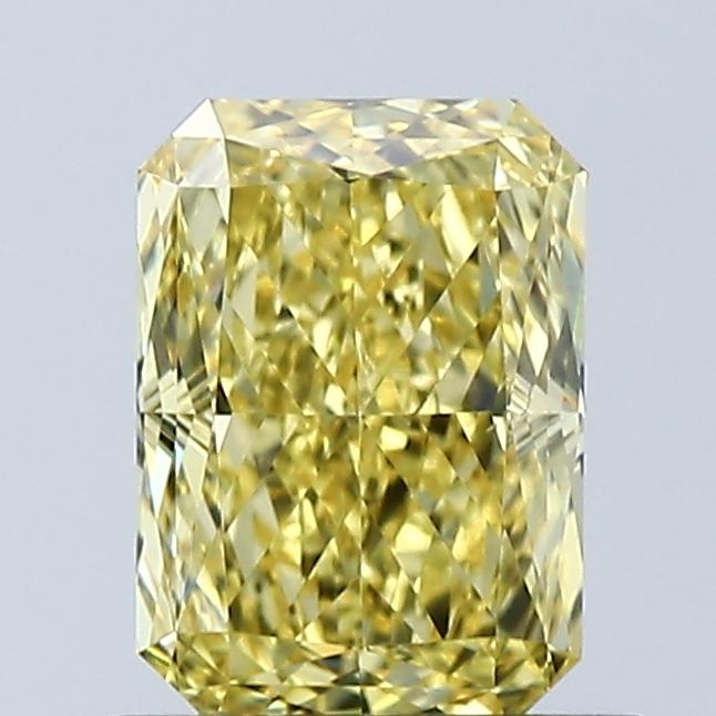 1.01 Ct. Fancy Vivid Yellow Radiant Lab Grown Diamond