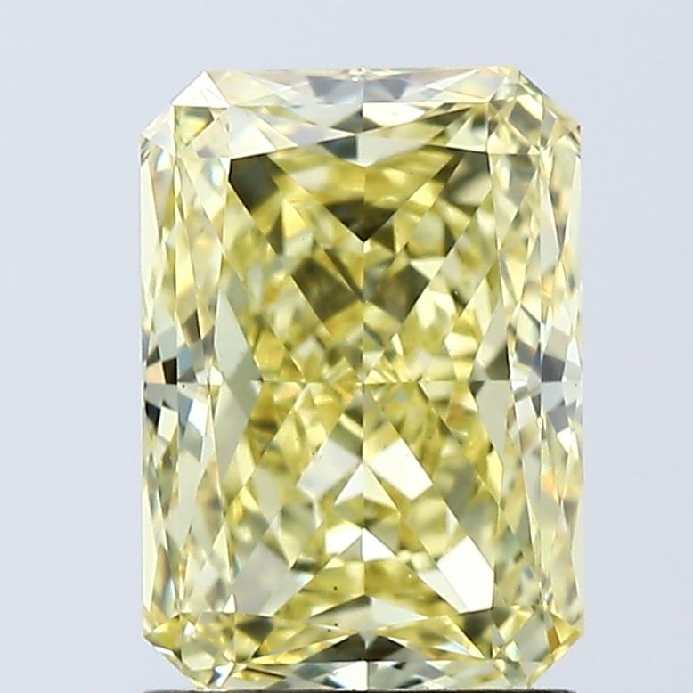 2.02 Ct. Fancy Vivid Yellow Radiant Lab Grown Diamond
