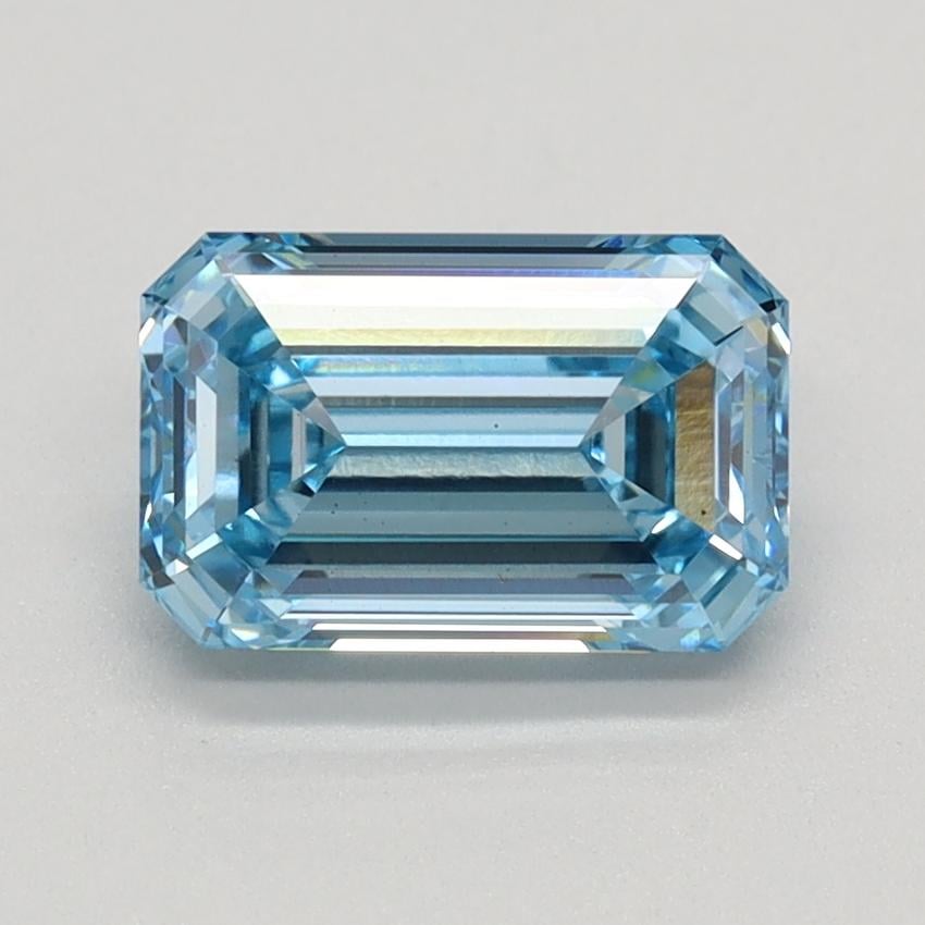 1.25 Ct. Fancy Intense Blue Emerald Lab Grown Diamond