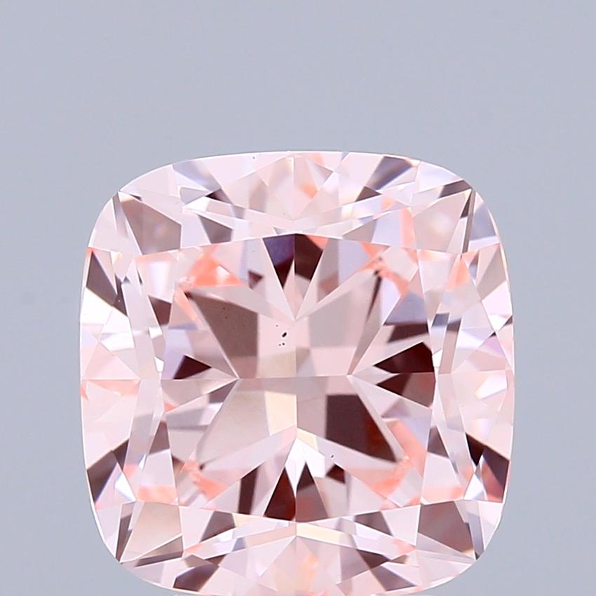 3.22 Ct. Fancy Intense Pink Cushion Lab Grown Diamond