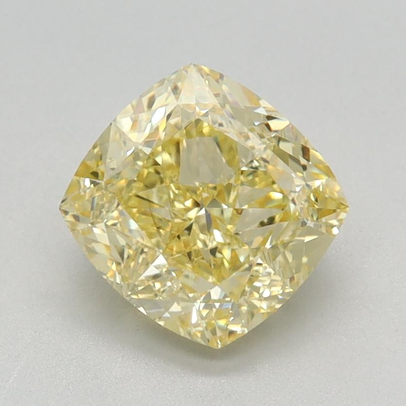 1.53 Ct. Fancy Intense Yellow Cushion Lab Grown Diamond