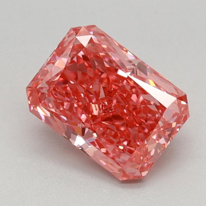 1.10 Ct. Fancy Vivid Pink Radiant Lab Grown Diamond