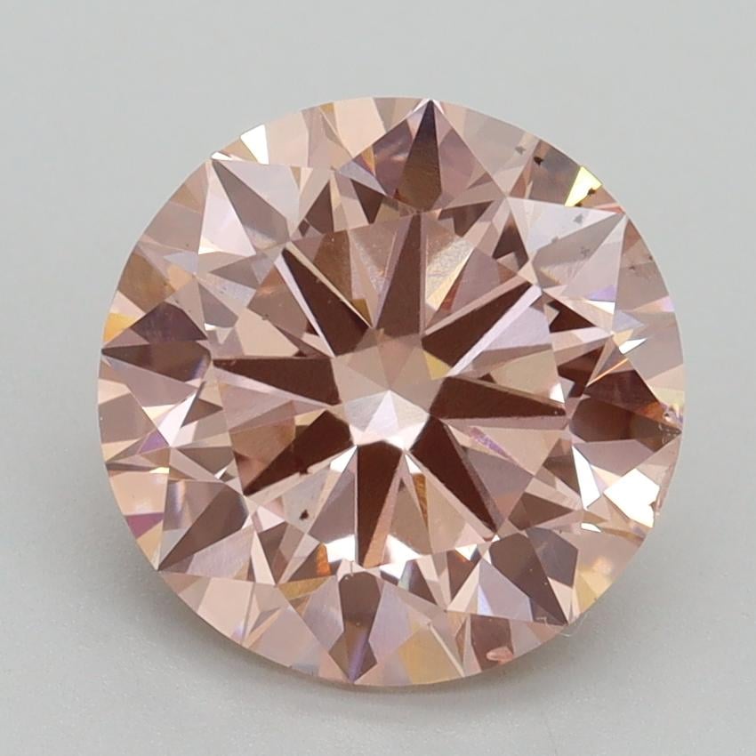 3.00 Ct. Fancy Intense Pink Round Lab Grown Diamond