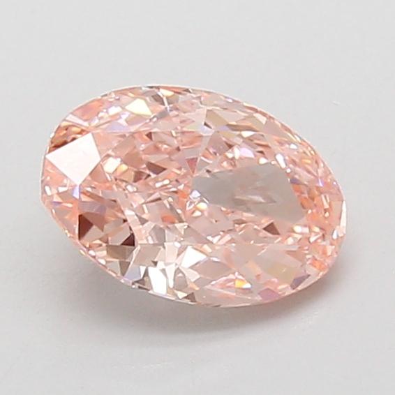 1.10 Ct. Fancy Vivid Pink Oval Lab Grown Diamond