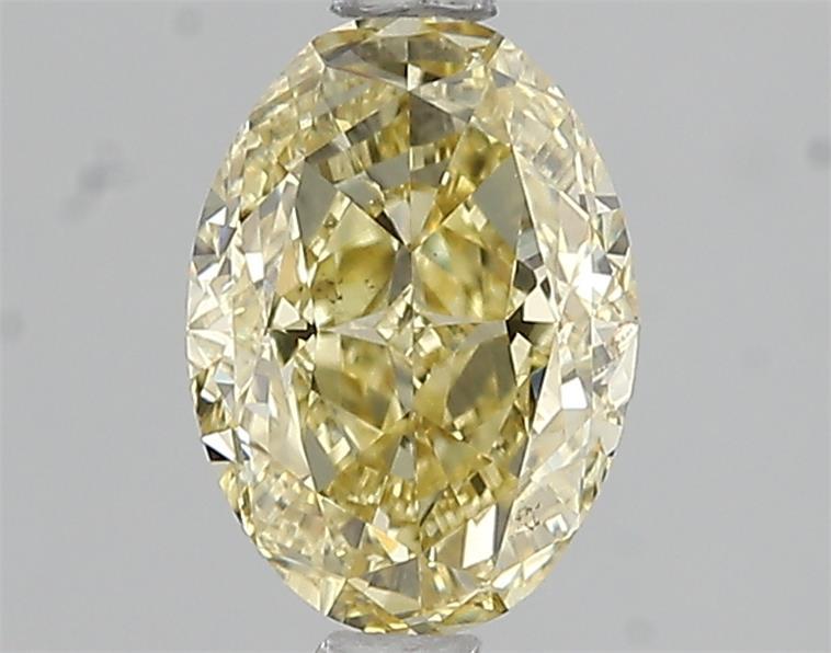 1.51 Ct. Fancy Intense Yellow Oval Lab Grown Diamond