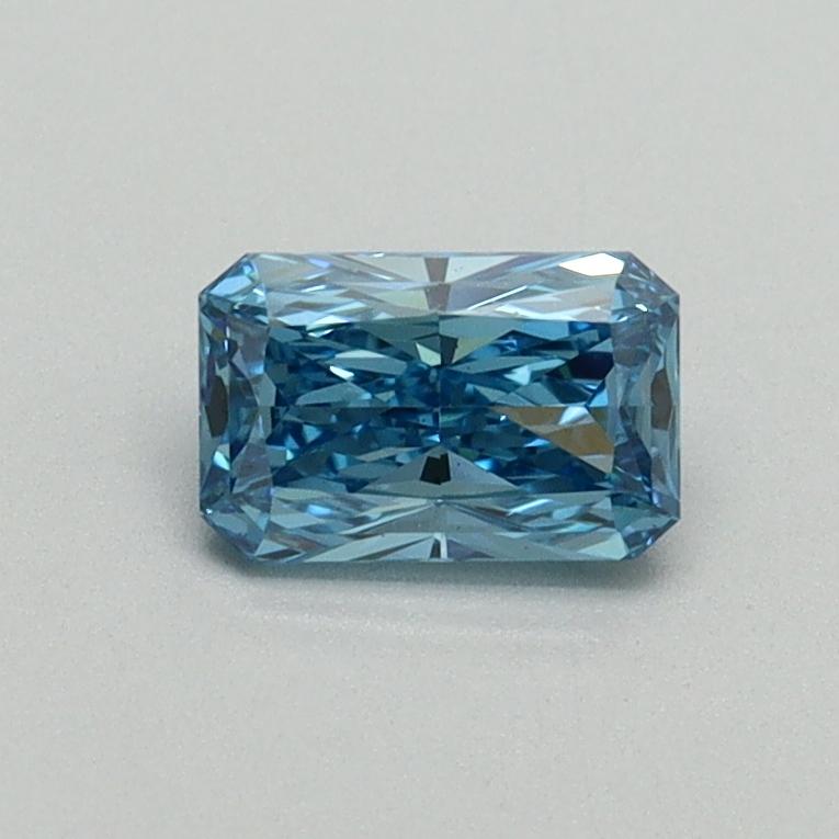 0.50 Ct. Fancy Vivid Malibu Blue Radiant Lab Grown Diamond